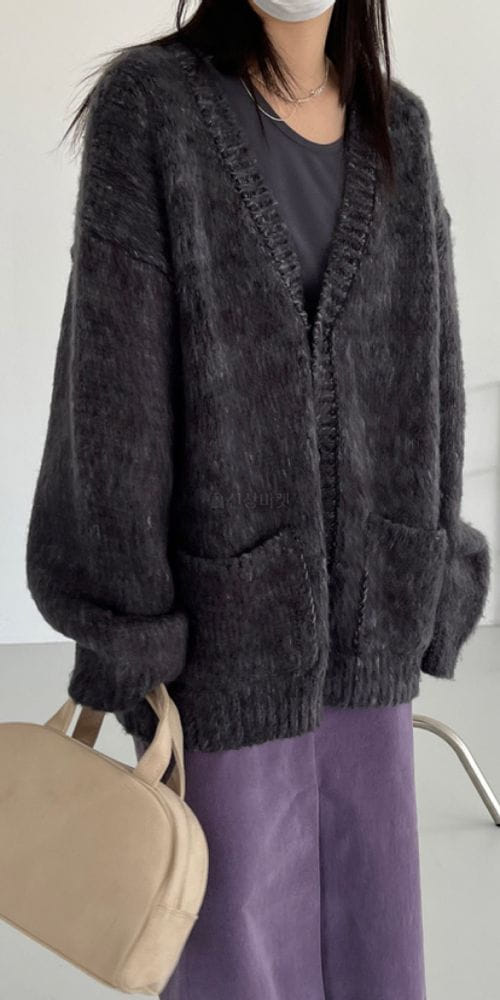 OWN - Korean Children Fashion - #Kfashion4kids - Clover Brush Cardigan - 8