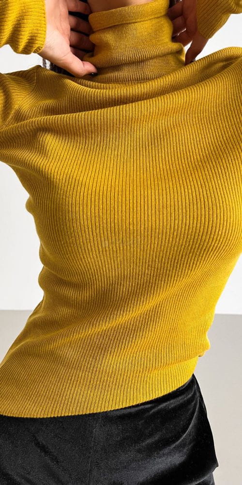 PAPERMOON - Korean Children Fashion - #Kfashion4kids - Turtleneck Knit Tee