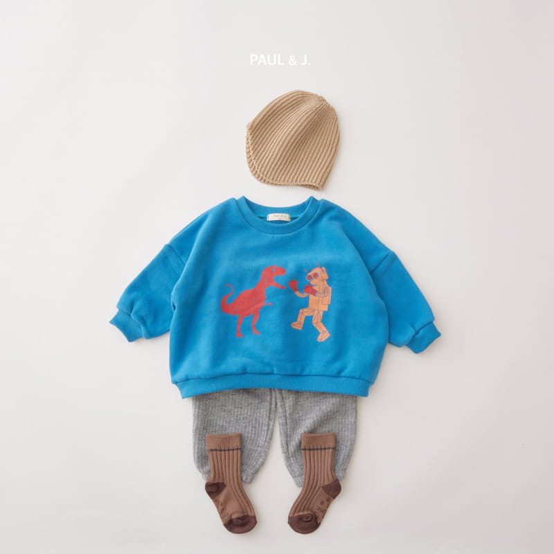 PAUL & J - Korean Children Fashion - #Kfashion4kids - Dino Robot Sweatshrit - 10