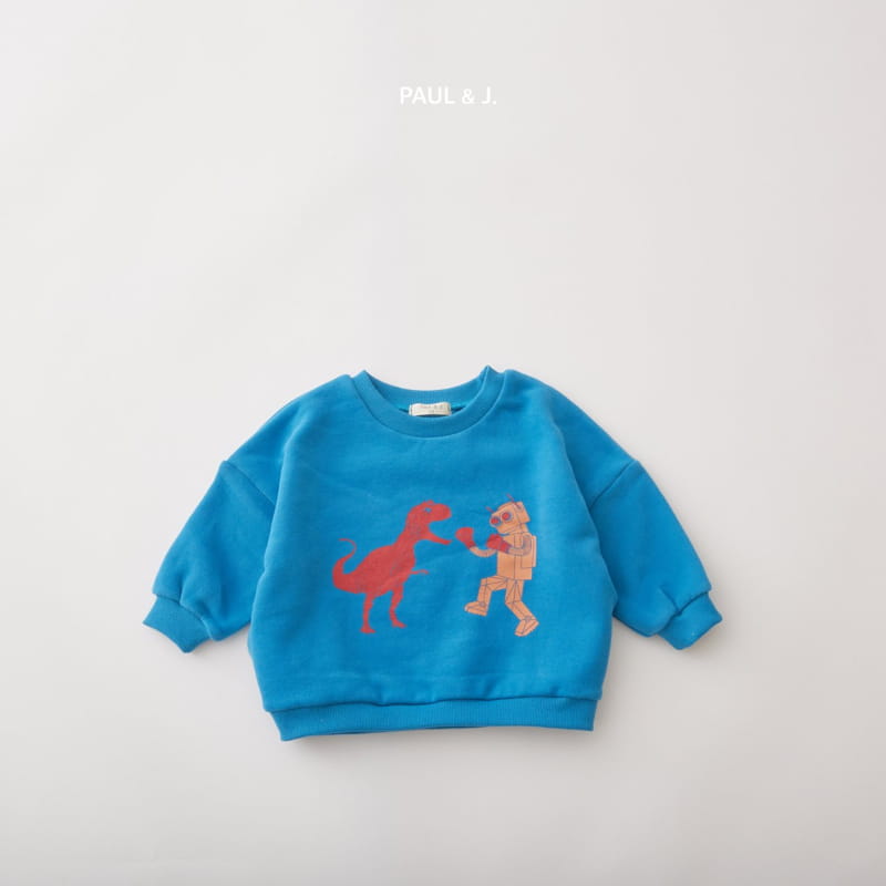 PAUL & J - Korean Children Fashion - #Kfashion4kids - Dino Robot Sweatshrit - 2