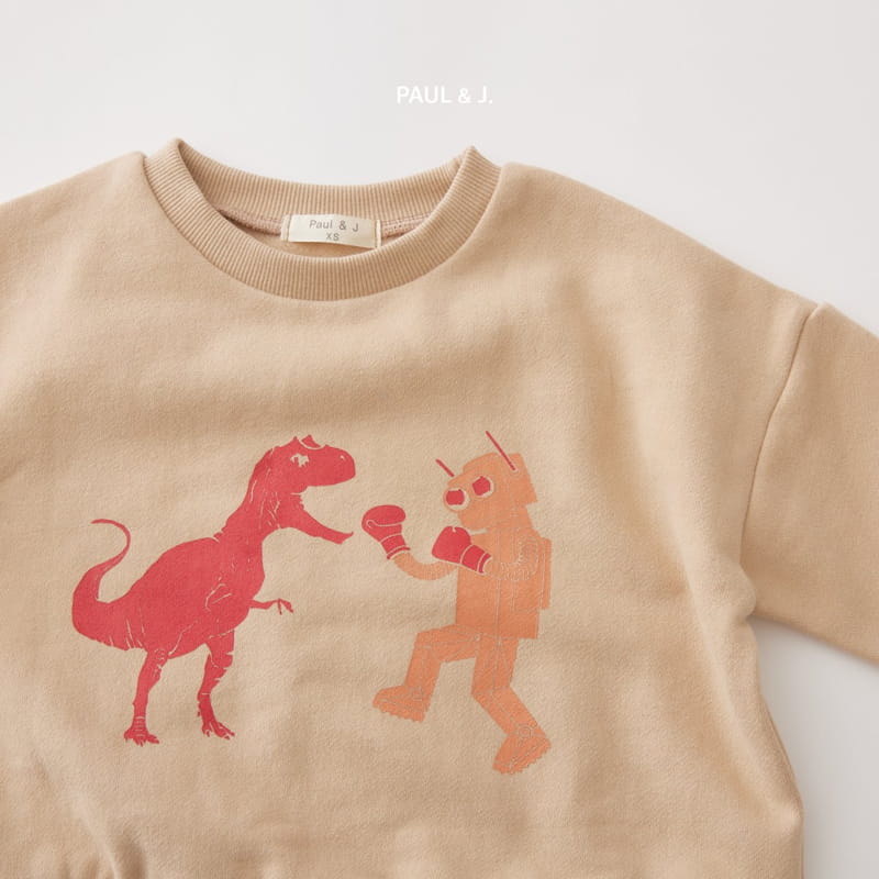 PAUL & J - Korean Children Fashion - #Kfashion4kids - Dino Robot Sweatshrit - 5