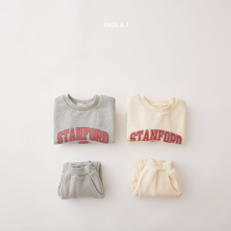 PAUL & J - Korean Children Fashion - #Kfashion4kids - Stanford Top Bottom Set - 3