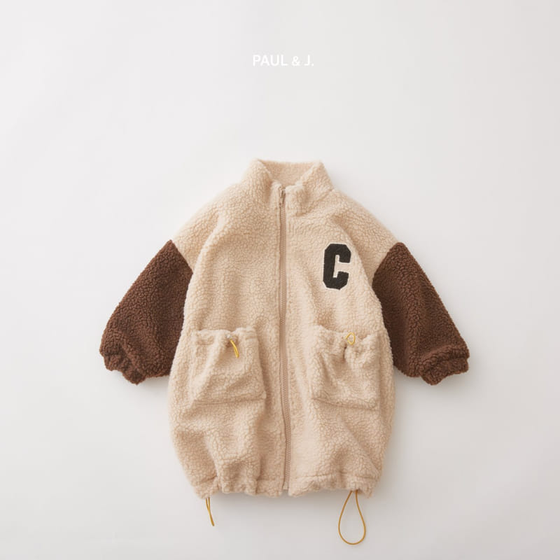 PAUL & J - Korean Children Fashion - #Kfashion4kids - Baseball Long Fleece Jacket - 5