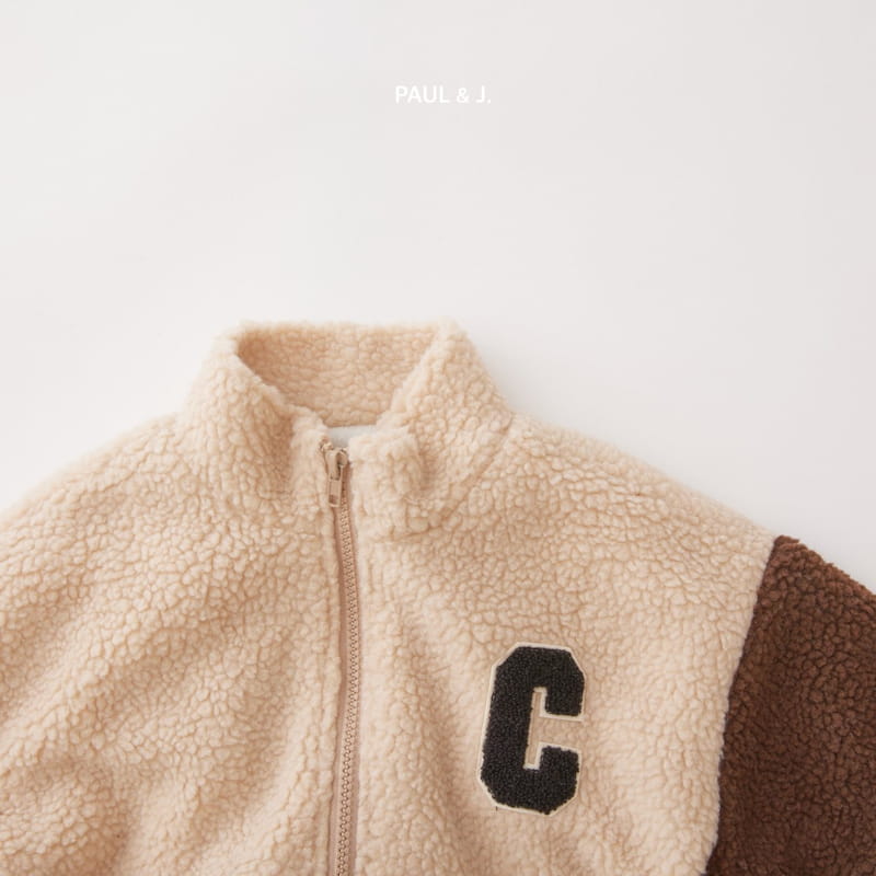 PAUL & J - Korean Children Fashion - #Kfashion4kids - Baseball Long Fleece Jacket - 9