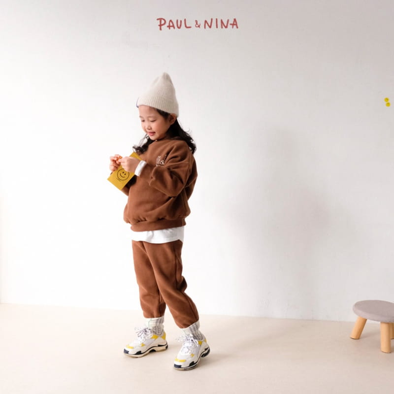 PAUL & NINA - Korean Children Fashion - #Kfashion4kids - Winter Fleece Jogger Pants - 2