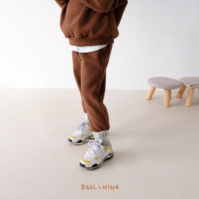 PAUL & NINA - Korean Children Fashion - #Kfashion4kids - Winter Fleece Jogger Pants - 8