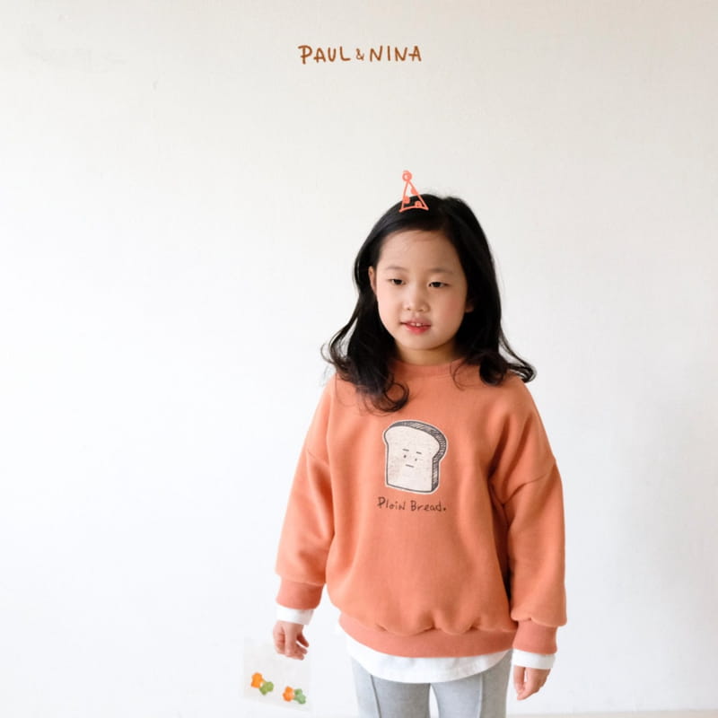 PAUL & NINA - Korean Children Fashion - #Kfashion4kids - Bread Fleece Sweatshirt - 2