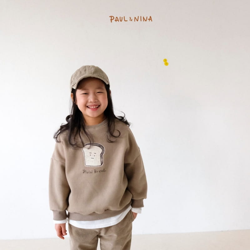 PAUL & NINA - Korean Children Fashion - #Kfashion4kids - Bread Fleece Sweatshirt - 7