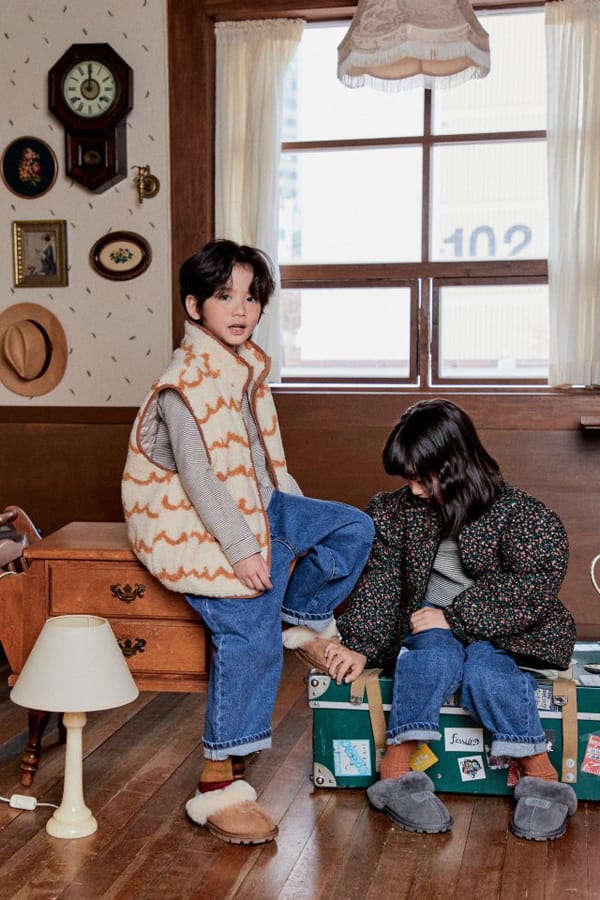 PEANUT - Korean Children Fashion - #Kfashion4kids - Sticky Stripes Tee - 6