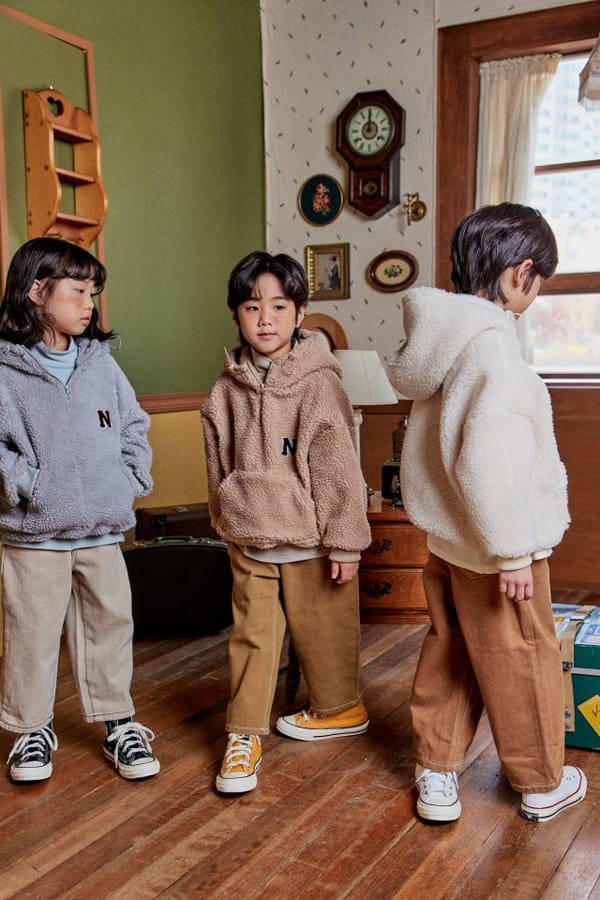 PEANUT - Korean Children Fashion - #Kfashion4kids - Poodle Half Zip-up Tee - 2