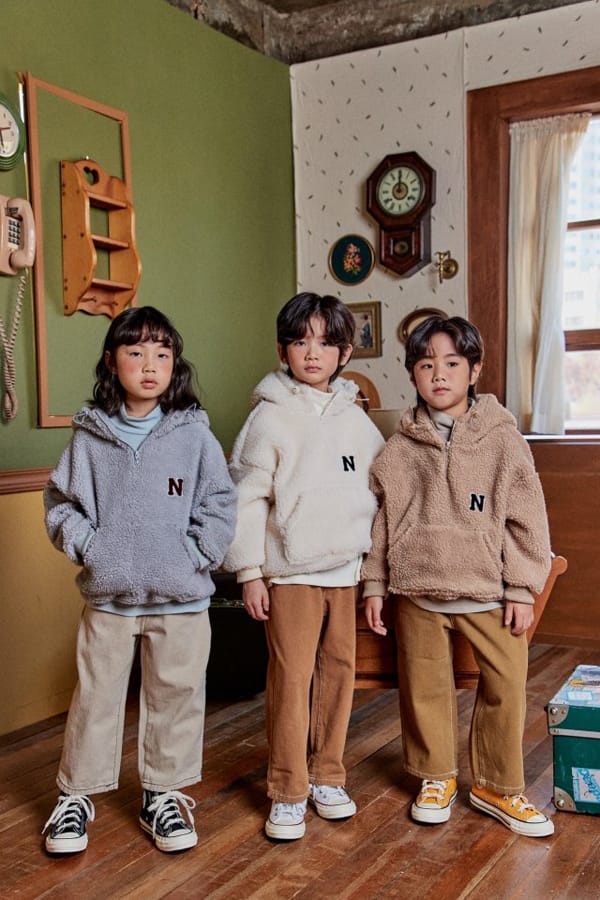 PEANUT - Korean Children Fashion - #Kfashion4kids - Poodle Half Zip-up Tee - 4