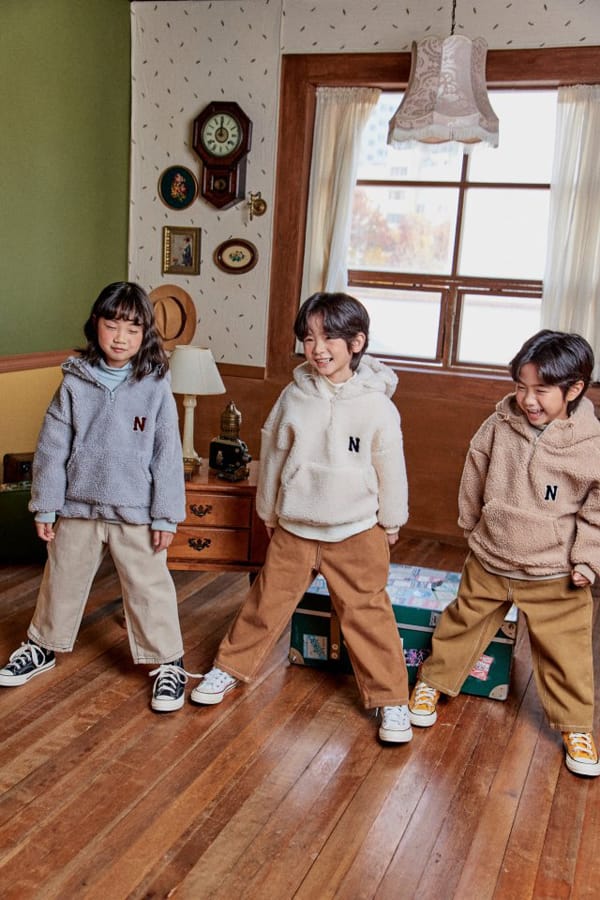 PEANUT - Korean Children Fashion - #Kfashion4kids - Poodle Half Zip-up Tee - 5