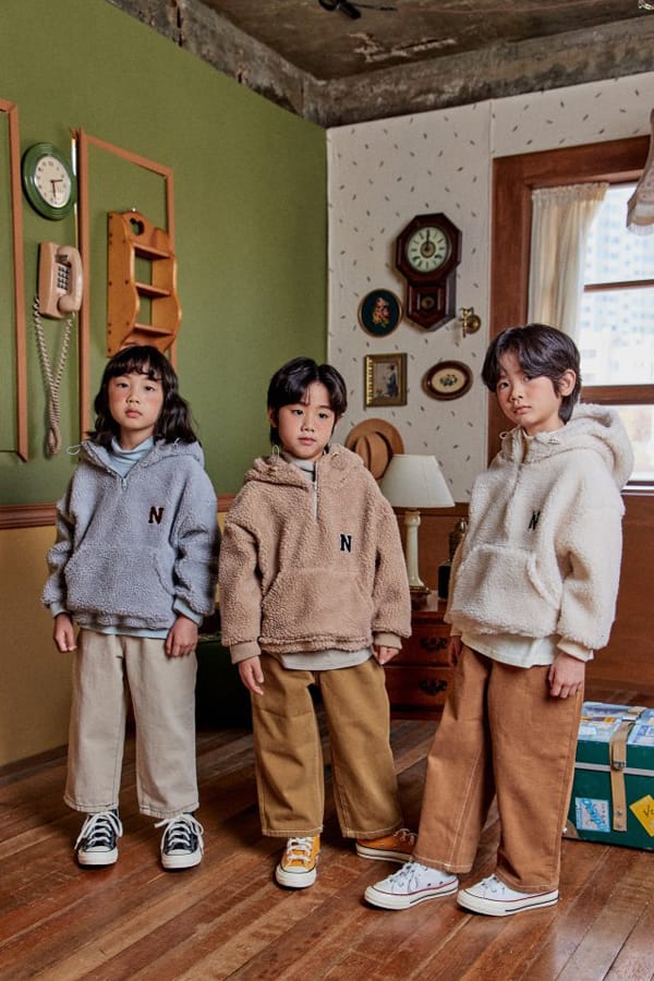 PEANUT - Korean Children Fashion - #Kfashion4kids - Poodle Half Zip-up Tee - 7