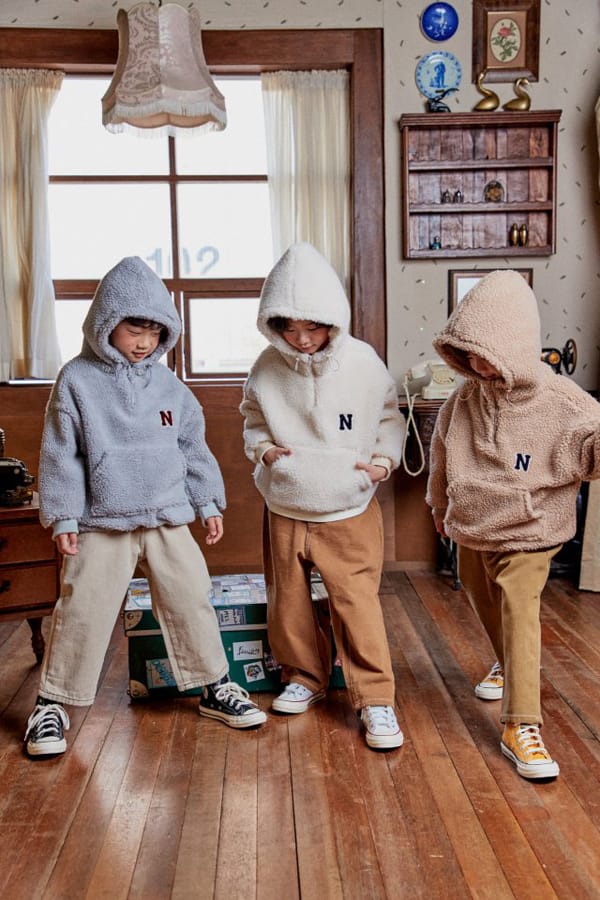 PEANUT - Korean Children Fashion - #Kfashion4kids - Poodle Half Zip-up Tee - 8