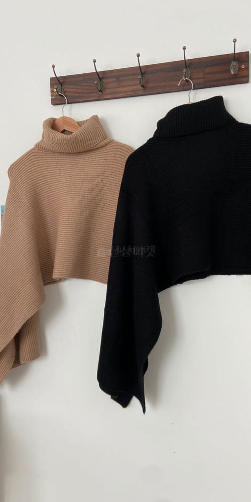 QUEEN - Korean Children Fashion - #Kfashion4kids - Cape Turtleneck Tee - 4