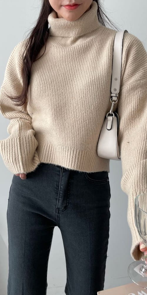 QUEEN - Korean Children Fashion - #Kfashion4kids - Unbal Turtleneck - 2