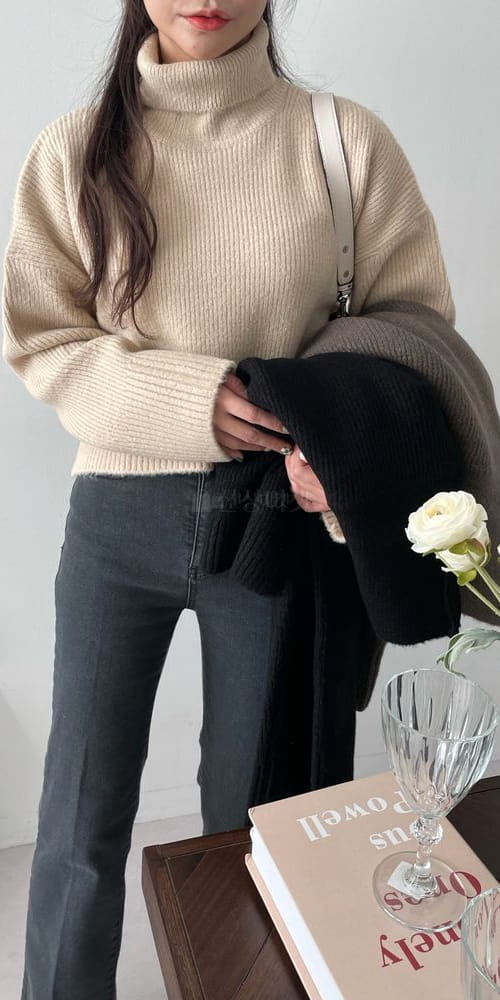 QUEEN - Korean Children Fashion - #Kfashion4kids - Unbal Turtleneck - 3