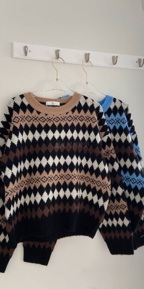 QUEEN - Korean Children Fashion - #Kfashion4kids - Lor Round Knit Tee - 4
