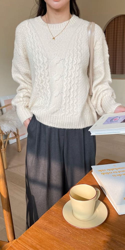 QUEEN - Korean Children Fashion - #Kfashion4kids - Over Fit Knit Tee - 3