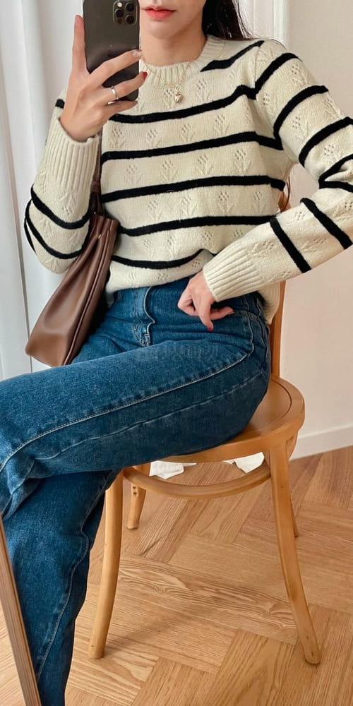 QUEEN - Korean Children Fashion - #Kfashion4kids - Soy Round Knit