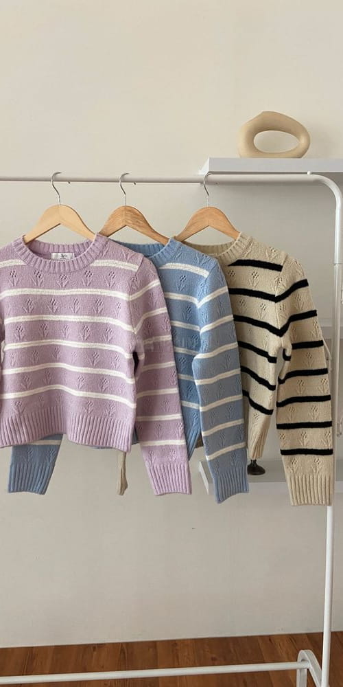QUEEN - Korean Children Fashion - #Kfashion4kids - Soy Round Knit - 4