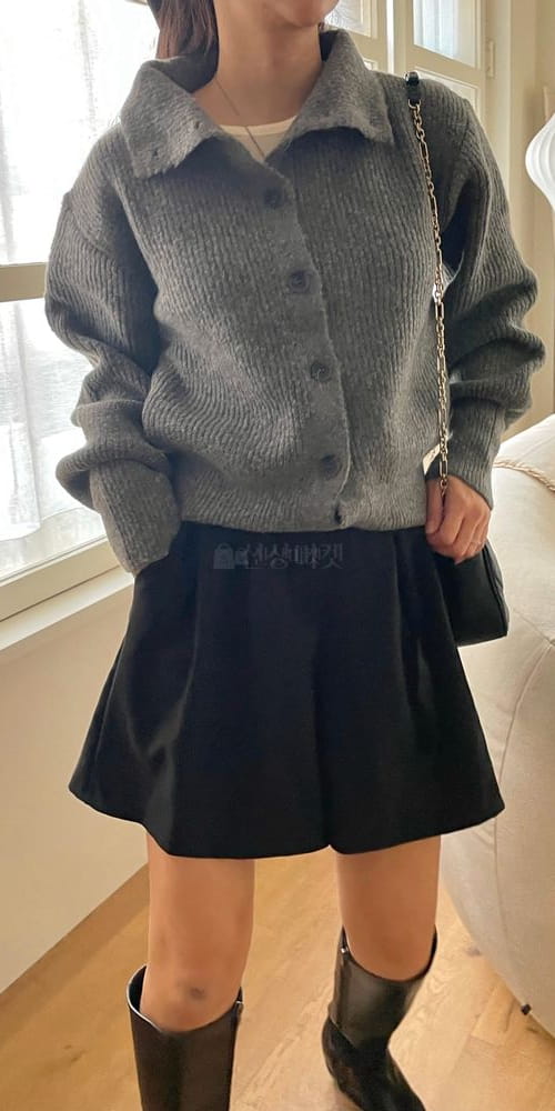 QUEEN - Korean Children Fashion - #Kfashion4kids - Hazzi Half Neck Cardigan - 3