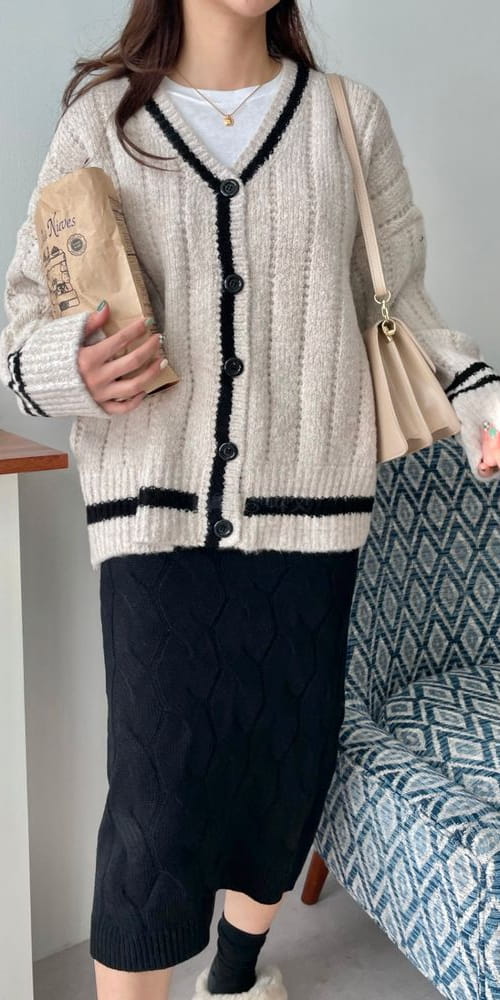 QUEEN - Korean Children Fashion - #Kfashion4kids - Praha Knit Cardigan - 3