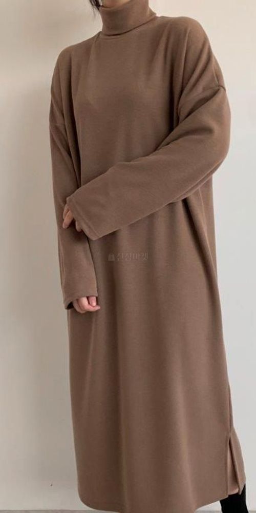 QUEENS MADE - Korean Children Fashion - #Kfashion4kids - Turtleneck One-piece - 3