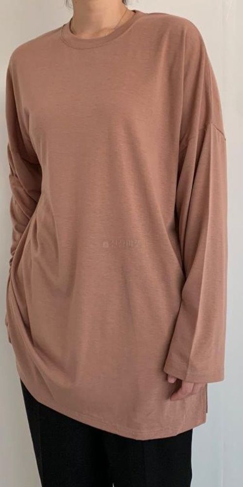 QUEENS MADE - Korean Children Fashion - #Kfashion4kids - Boxy Long Fleece Tee - 3