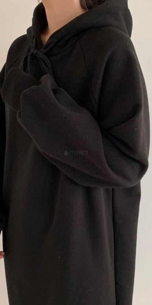QUEENS MADE - Korean Children Fashion - #Kfashion4kids - Hoody Long Fleece One-piece