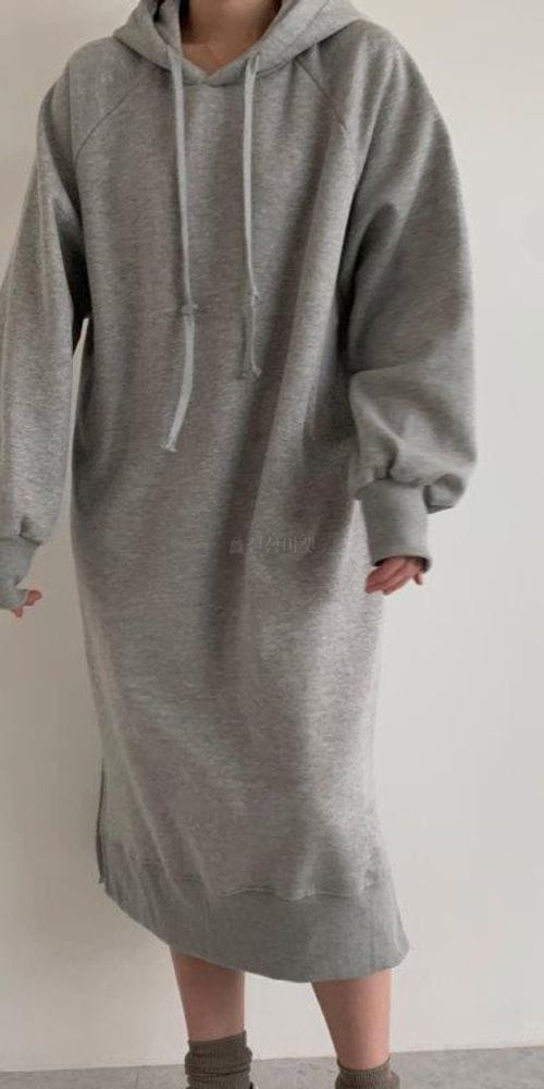 QUEENS MADE - Korean Children Fashion - #Kfashion4kids - Hoody Long Fleece One-piece - 3