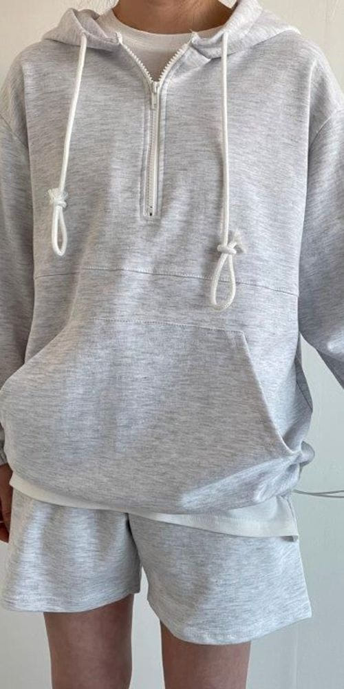 QUEENS MADE - Korean Children Fashion - #Kfashion4kids - Cotton Anorak Bottom Set - 4