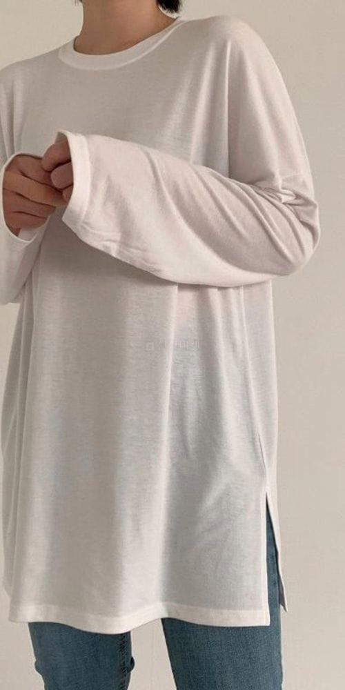 QUEENS MADE - Korean Children Fashion - #Kfashion4kids - Boxy Long Tee