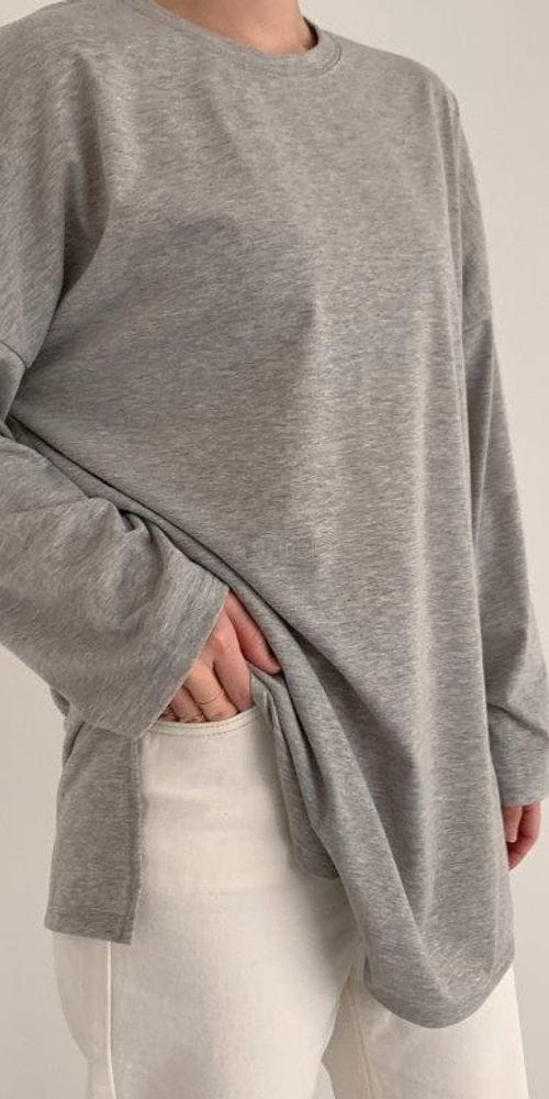QUEENS MADE - Korean Children Fashion - #Kfashion4kids - Boxy Long Tee - 4