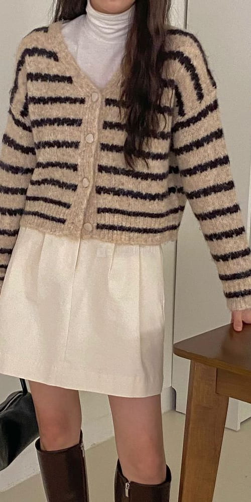 RAINDROP - Korean Children Fashion - #Kfashion4kids - Mood Stripes Tee - 4