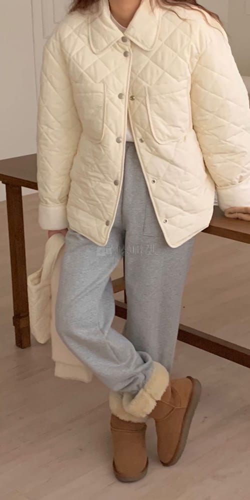 RAINDROP - Korean Children Fashion - #Kfashion4kids - Plat Padding Muffler Bag Set - 2