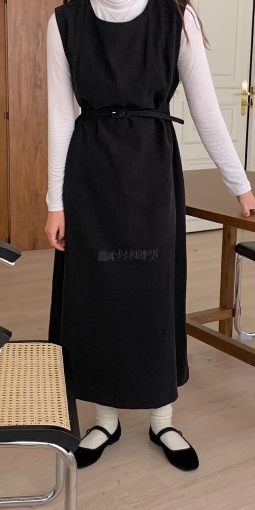 RAINDROP - Korean Children Fashion - #Kfashion4kids - Loen One-piece with Belt - 4