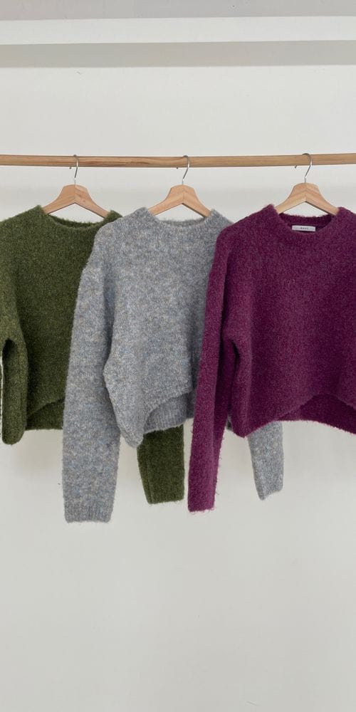 RAVI - Korean Children Fashion - #Kfashion4kids - Bookle Round Knit Tee - 4