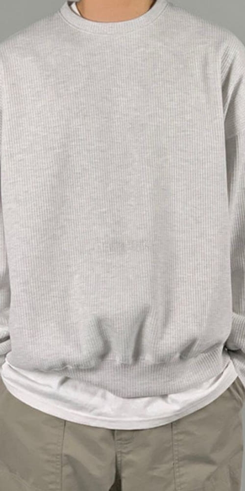 RECOVER - Korean Children Fashion - #Kfashion4kids - Waffle Sweatshirt