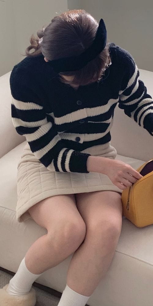 RUMIRU - Korean Children Fashion - #Kfashion4kids - Mini Stripes Knit Tee - 2