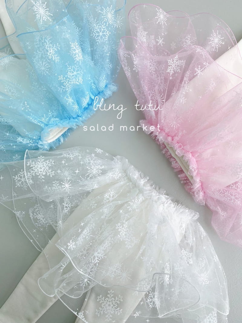 SALAD MARKET - Korean Children Fashion - #Kfashion4kids - Bling Tutu Leggings - 2