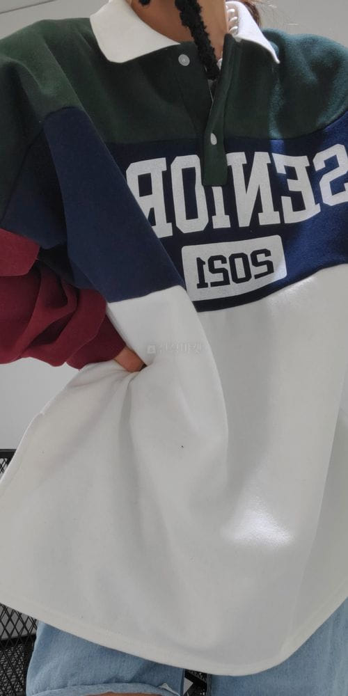 SCAWAII - Korean Children Fashion - #Kfashion4kids - Fleece Piket Color Sweatshirt