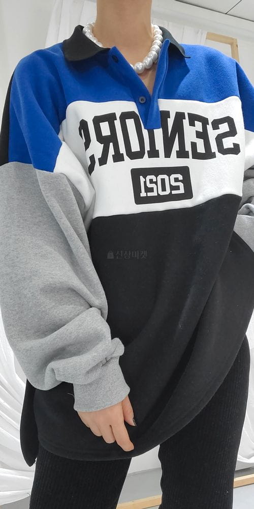 SCAWAII - Korean Children Fashion - #Kfashion4kids - Fleece Piket Color Sweatshirt - 2