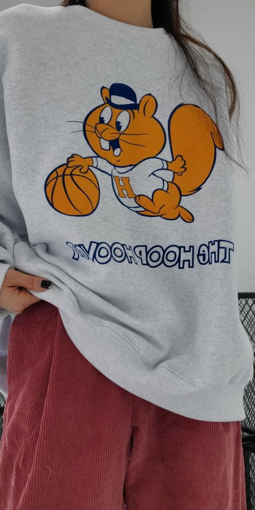 SCAWAII - Korean Children Fashion - #Kfashion4kids - Fleece Squirrel Sweatshirt - 11