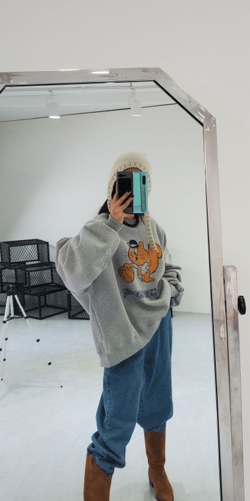 SCAWAII - Korean Children Fashion - #Kfashion4kids - Fleece Squirrel Sweatshirt - 2
