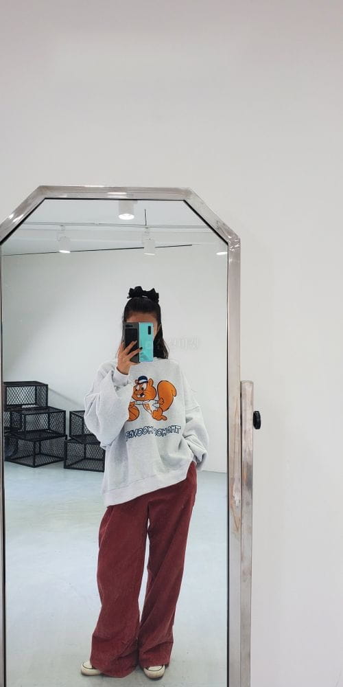 SCAWAII - Korean Children Fashion - #Kfashion4kids - Fleece Squirrel Sweatshirt - 3