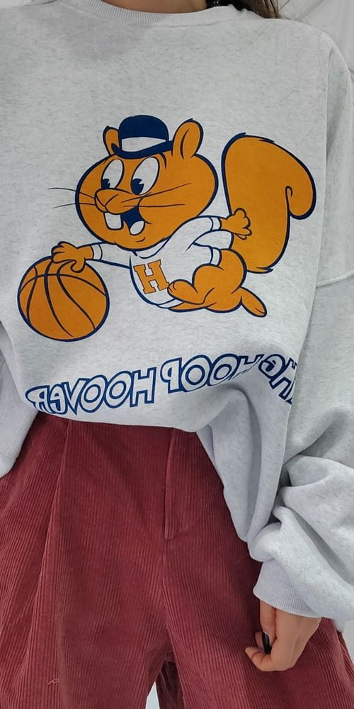 SCAWAII - Korean Children Fashion - #Kfashion4kids - Fleece Squirrel Sweatshirt - 7