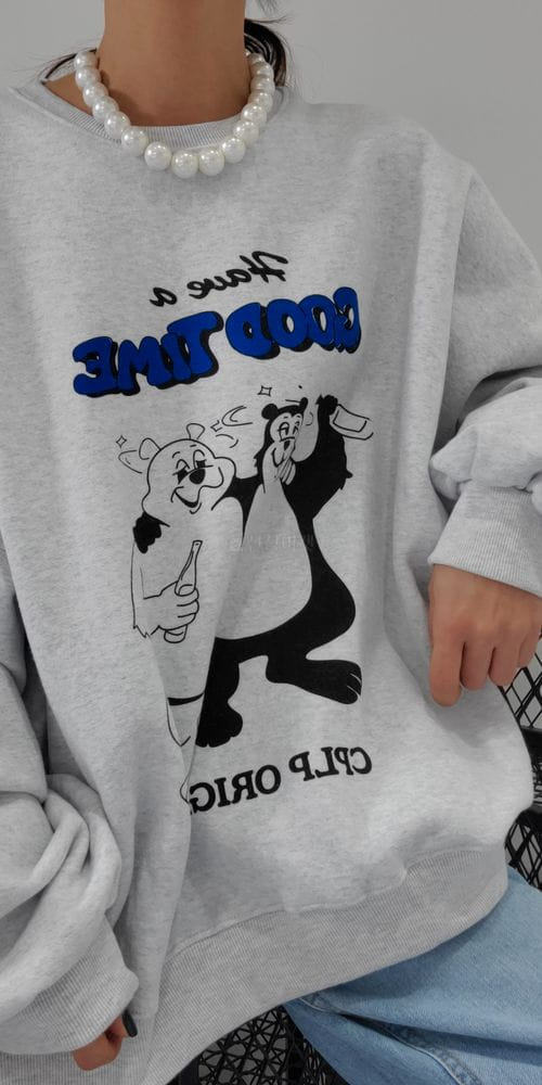 SCAWAII - Korean Children Fashion - #Kfashion4kids - Fleece Good Sweatshirt - 6