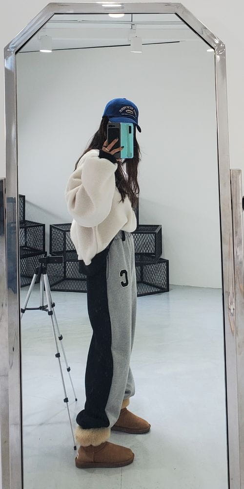 SCAWAII - Korean Children Fashion - #Kfashion4kids - Fleece Belt Color Pants - 6