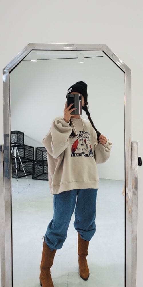 SCAWAII - Korean Children Fashion - #Kfashion4kids - Fleece High Bear Sweatshirt - 2